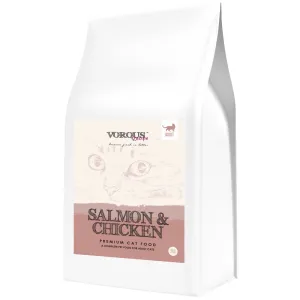 '30% OFF FREE GIFT': Vorous Salmon & Chicken With Rice Adult Dry Cat Food