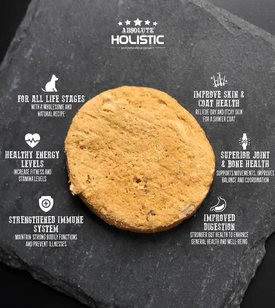 Absolute Holistic Freeze Dried Patties Dog Food (Chicken)