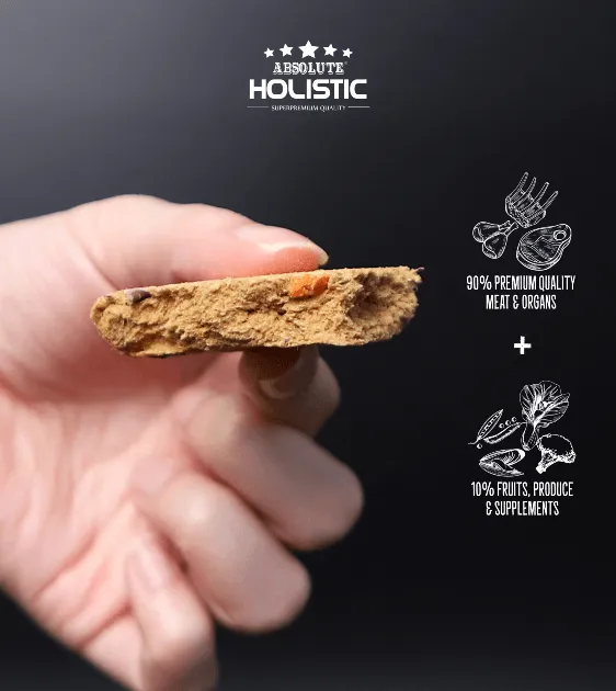 Absolute Holistic Freeze Dried Patties Dog Food (Chicken)