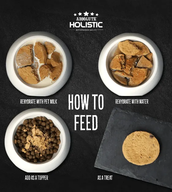 Absolute Holistic Freeze Dried Patties Dog Food (Chicken)