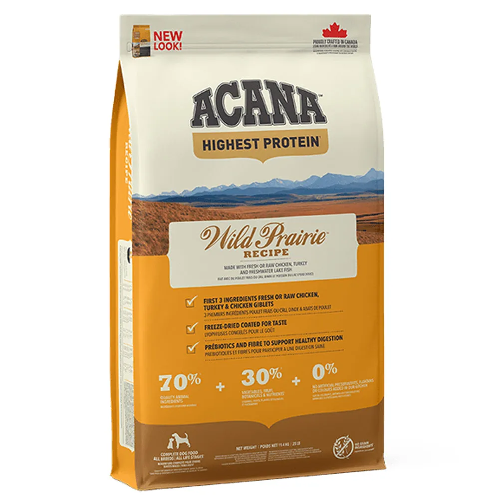 Acana Dog Food Regionals - Wild Prairie