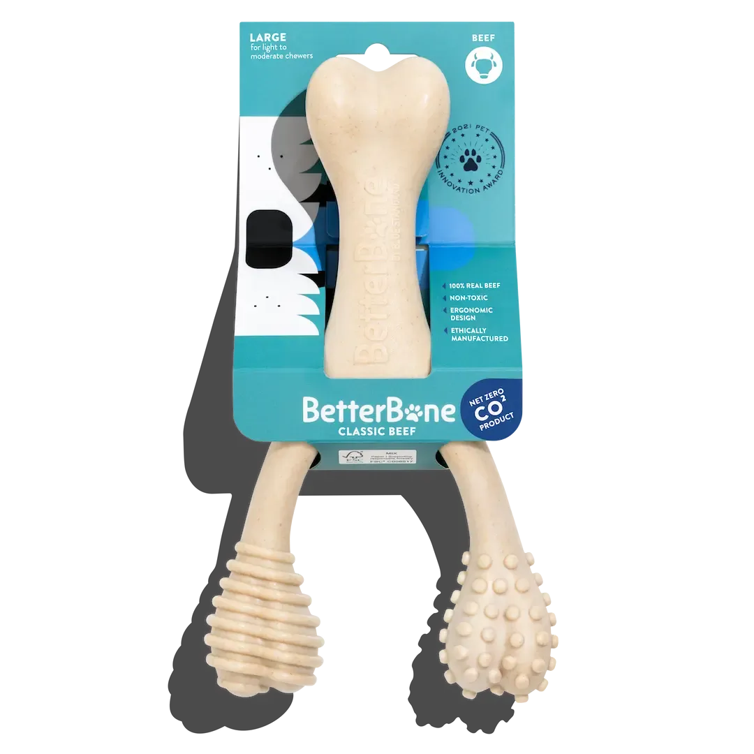 betterbone classic soft beef chew toy - 2 sizes