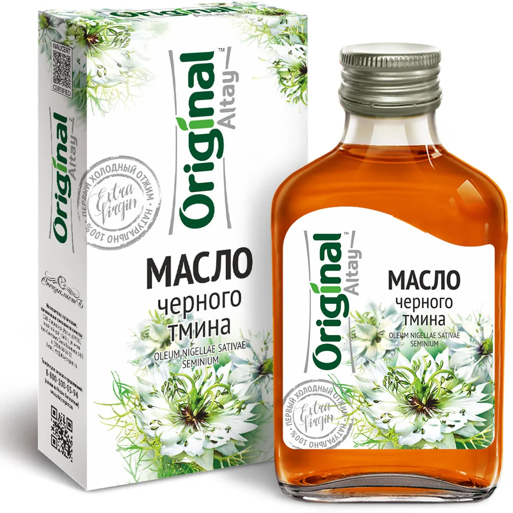 Black Cumin Oil Extra Virgin, Original Altai, 3.38 oz / 100 Ml