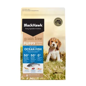 Black Hawk Puppy Grain Free Ocean Fish Dry Dog Food