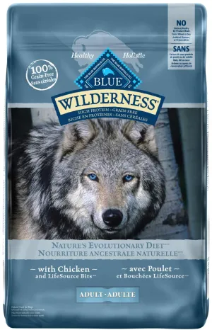 Blue Buffalo Wilderness Chicken Grain Free Dog Food *Clearance*