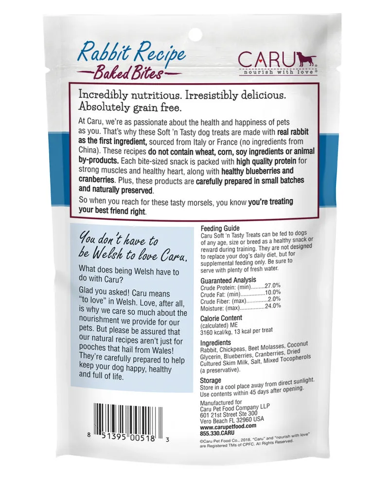 Caru Soft 'n Tasty Rabbit Recipe Bites For Dogs