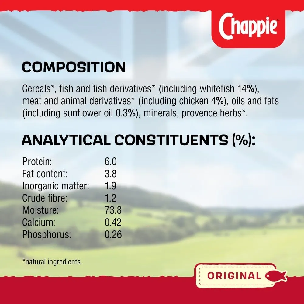 Chappie | Wet Dog Food | Sensitive Original - 412g