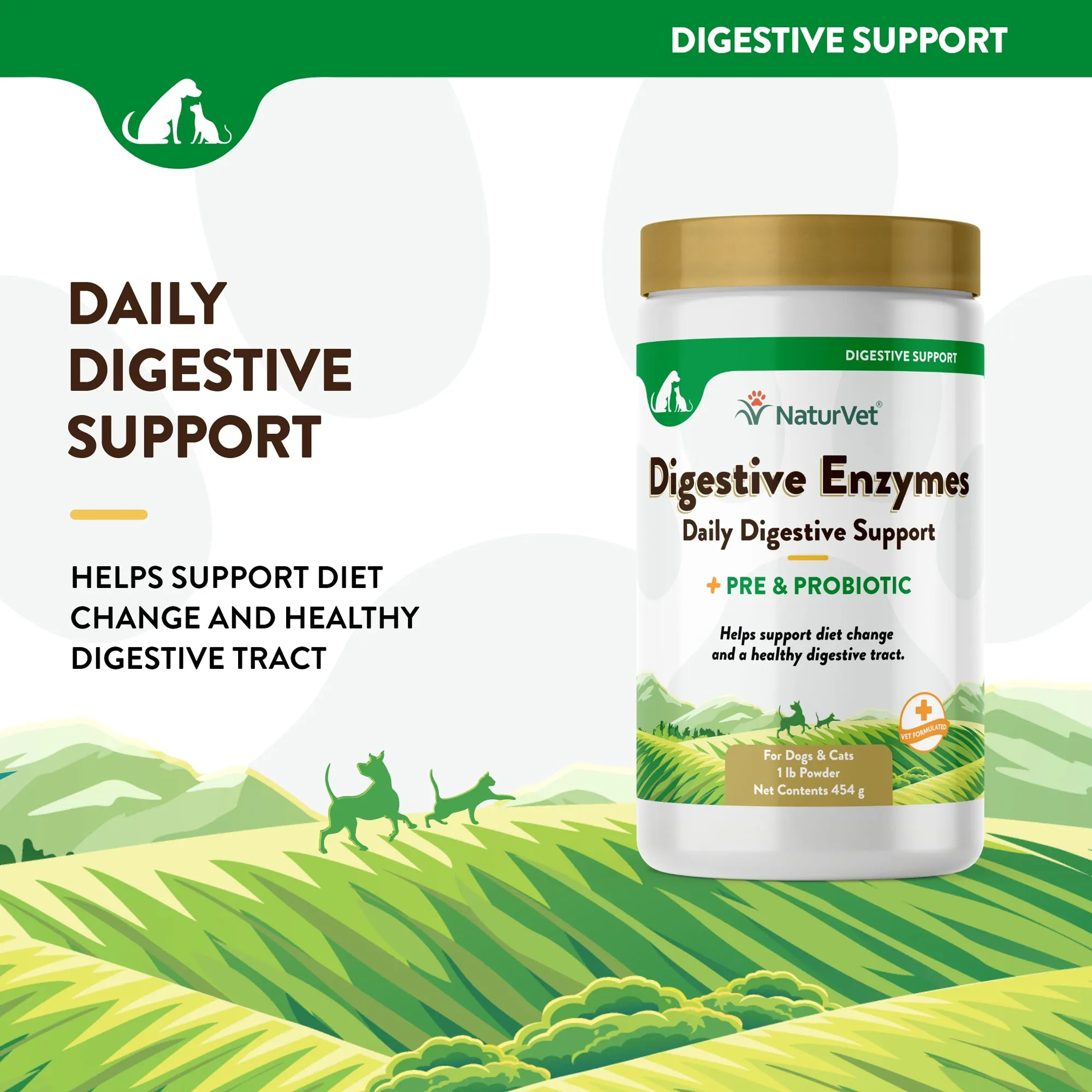 Digestive Enzymes Powder with Prebiotics & Probiotics