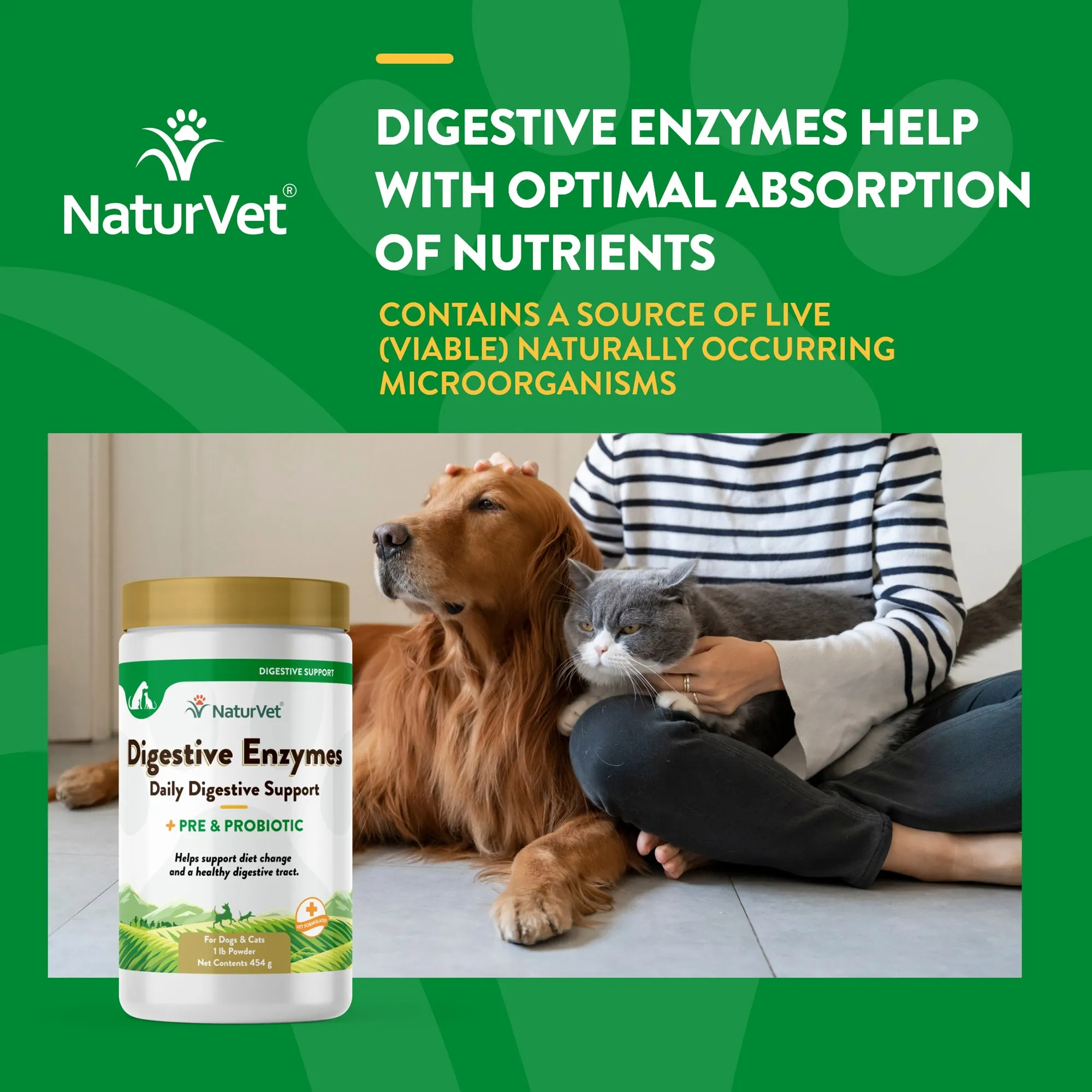 Digestive Enzymes Powder with Prebiotics & Probiotics