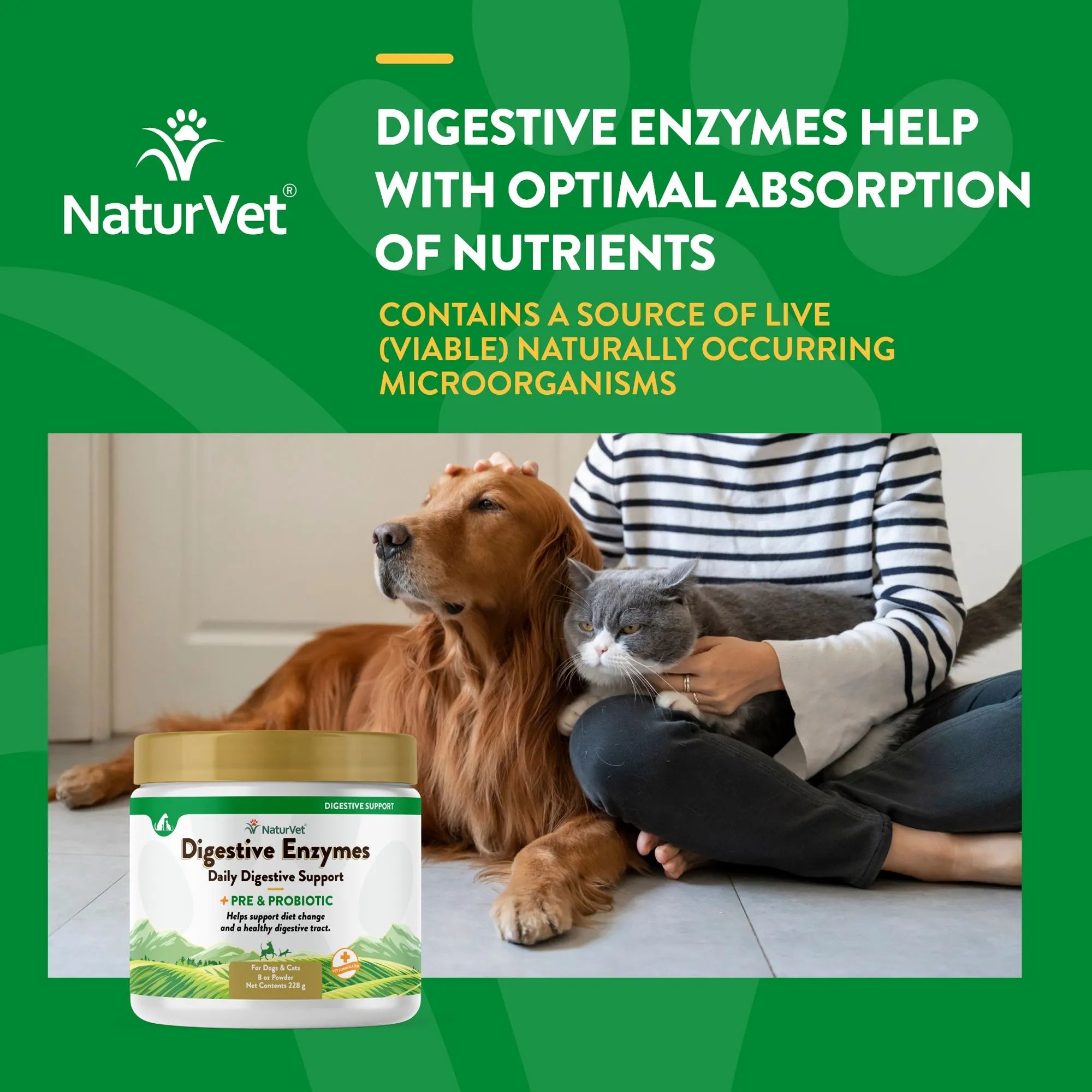 Digestive Enzymes Powder with Prebiotics & Probiotics