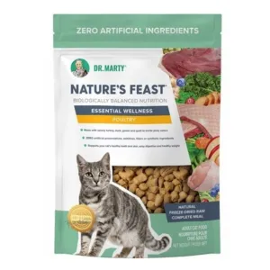 Dr. Marty Nature's Feast Essential Wellness Poultry Dry Cat Food 5.5 oz