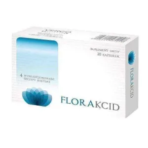 FLORAKCID x 20 capsules, probiotic capsules, probiotics