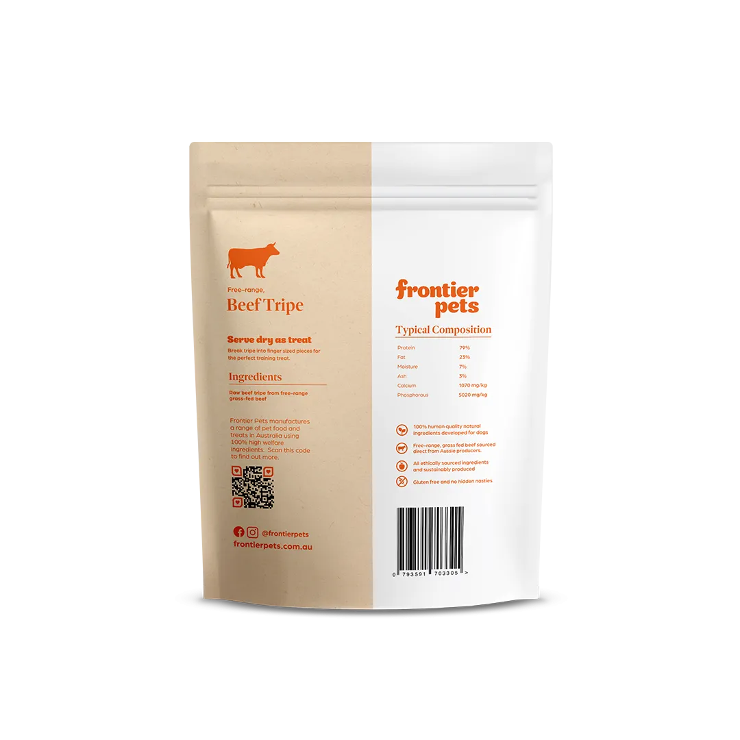 Free-Range Beef Tripe | Raw Freeze-Dried Wholefood Treats