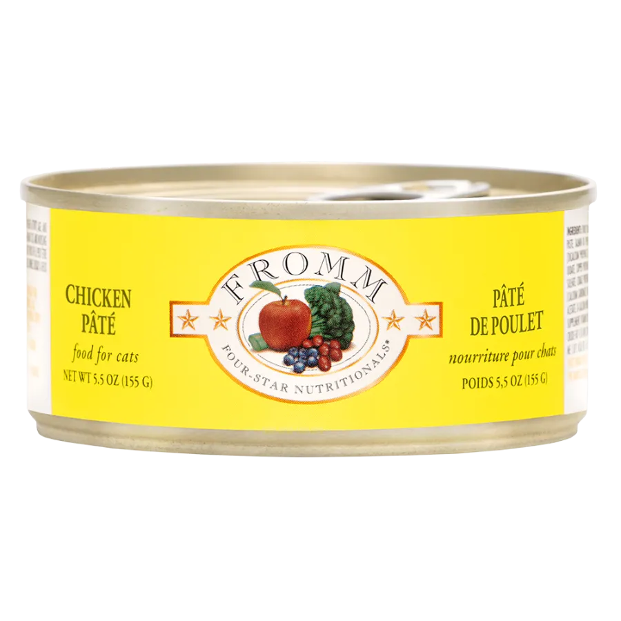 Fromm Four-Star Turkey & Duck Pate Grain-Free Canned Cat Food 5.5oz