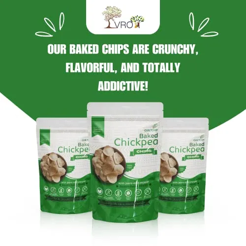 GUILTCHIP Baked Chickpea Chips With Dill And Cumin - 150 Grams