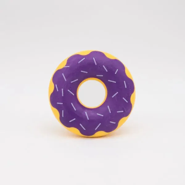 Halloween ZippyTuff Donutz Dog Chew Toy - Grape Jelly