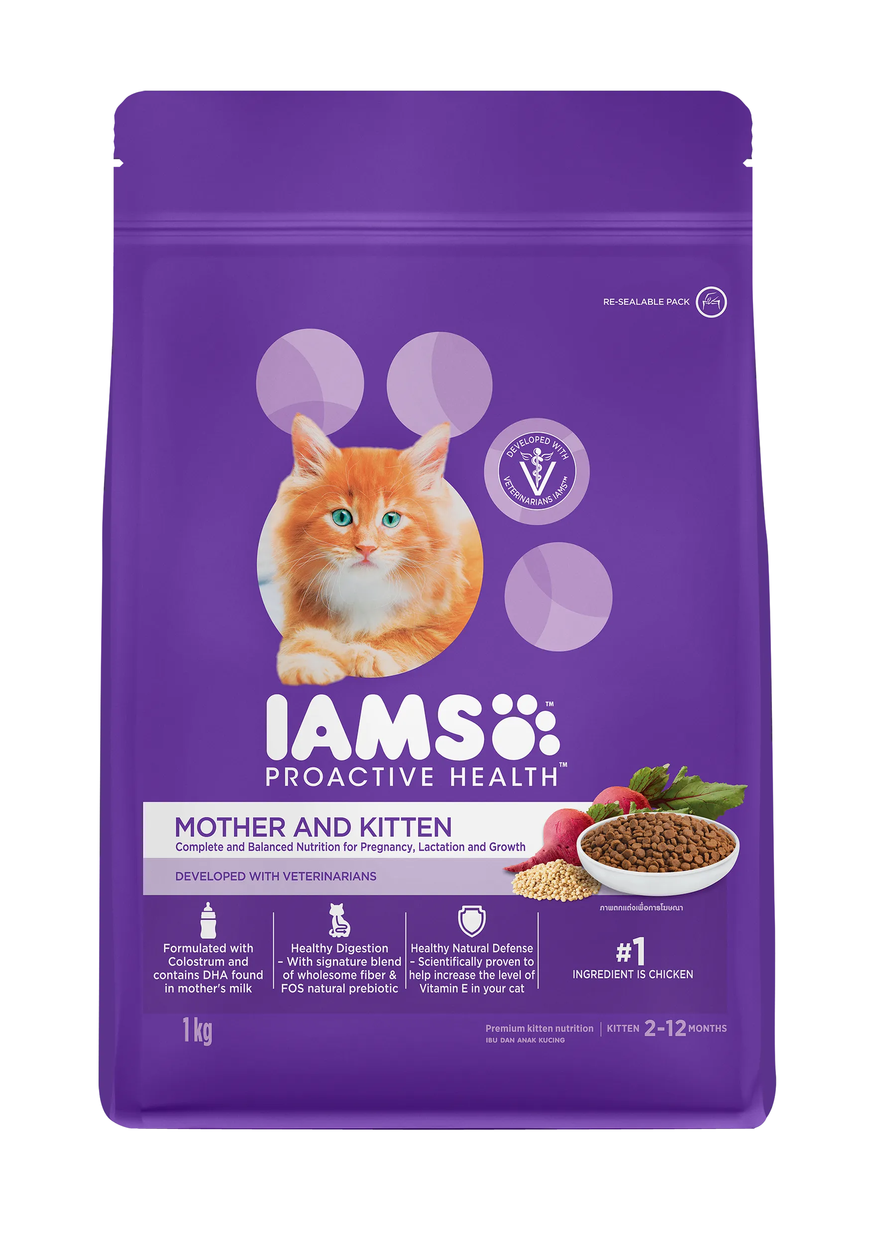 Iams Cat Dry Chicken Kitten