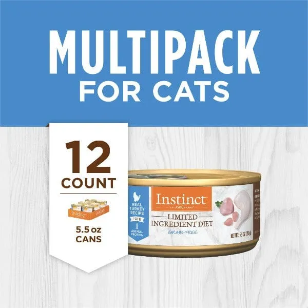 Instinct L.I.D Real Turkey Recipe Canned Cat Food