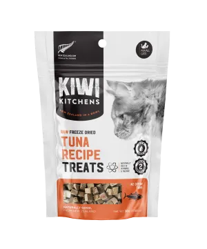 Kiwi Kitchens Raw Freeze Dried Tuna Recipe Cat Treats 30g