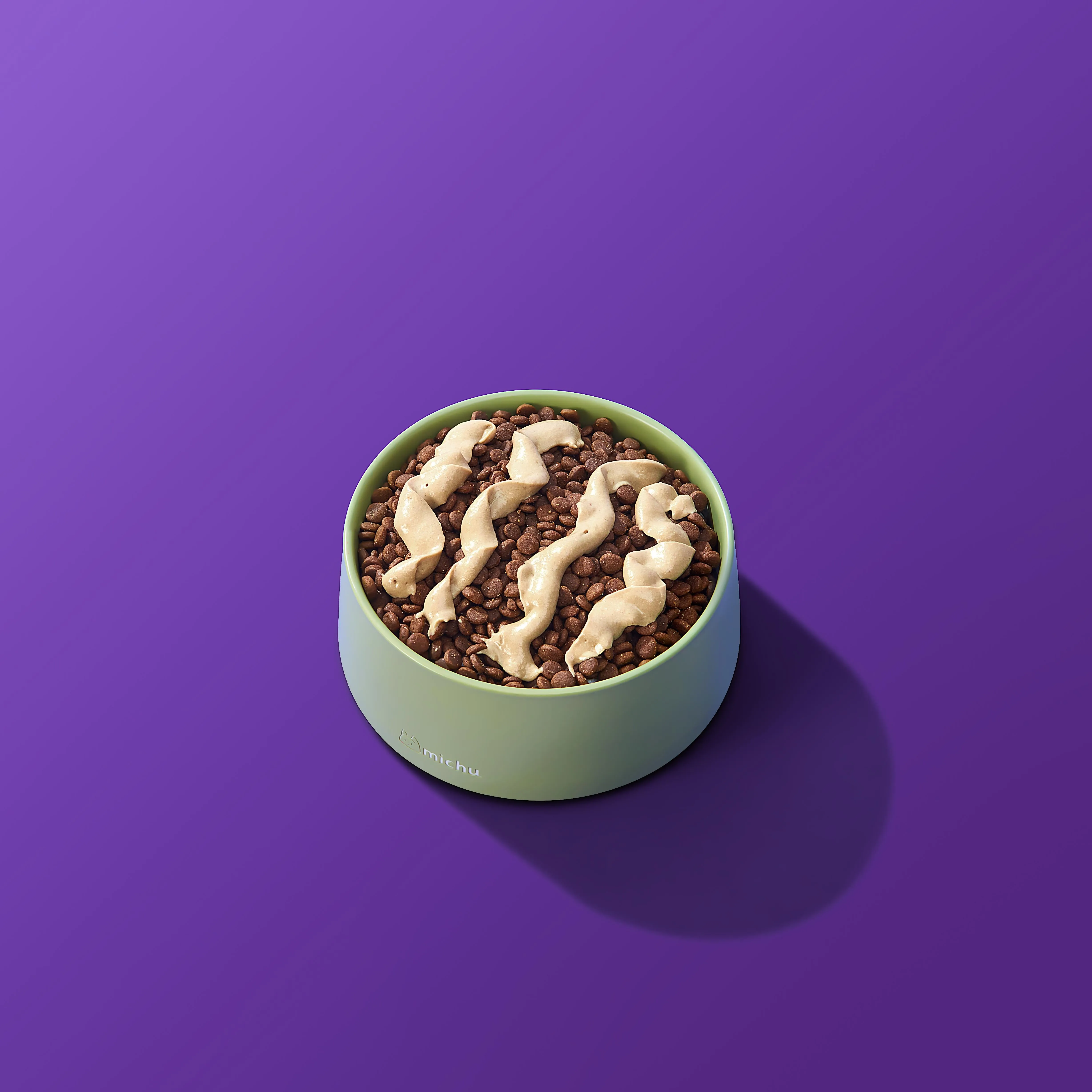 Michu Rainbow Mousse Chicken With Spinach & Salmon Flavour Cat Wet Food 50g x 10