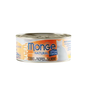 Monge Cat Natural Yellowfin Tuna with Salmon 80g