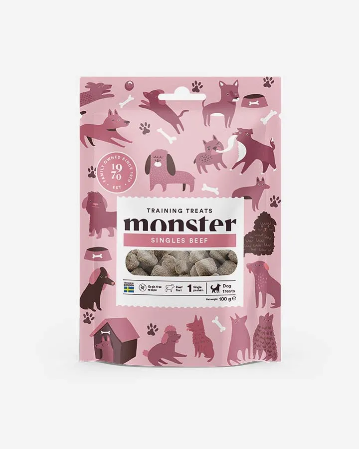 Monster Training Treats with Beef - 100g