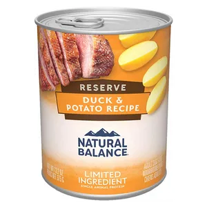 Natural Balance Limited Ingredient Diets Duck & Potato Formula Canned Dog Food 13oz