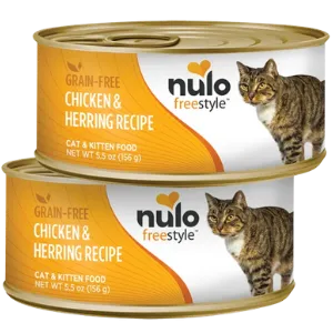 Nulo Freestyle Grain-Free Chicken & Herring Recipe Wet Cat Food, 5.5 oz