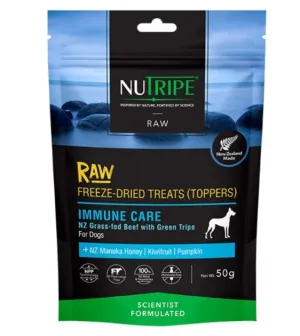 Nutripe Raw Freeze Dried Dog Treats & Toppers (Immune Care)