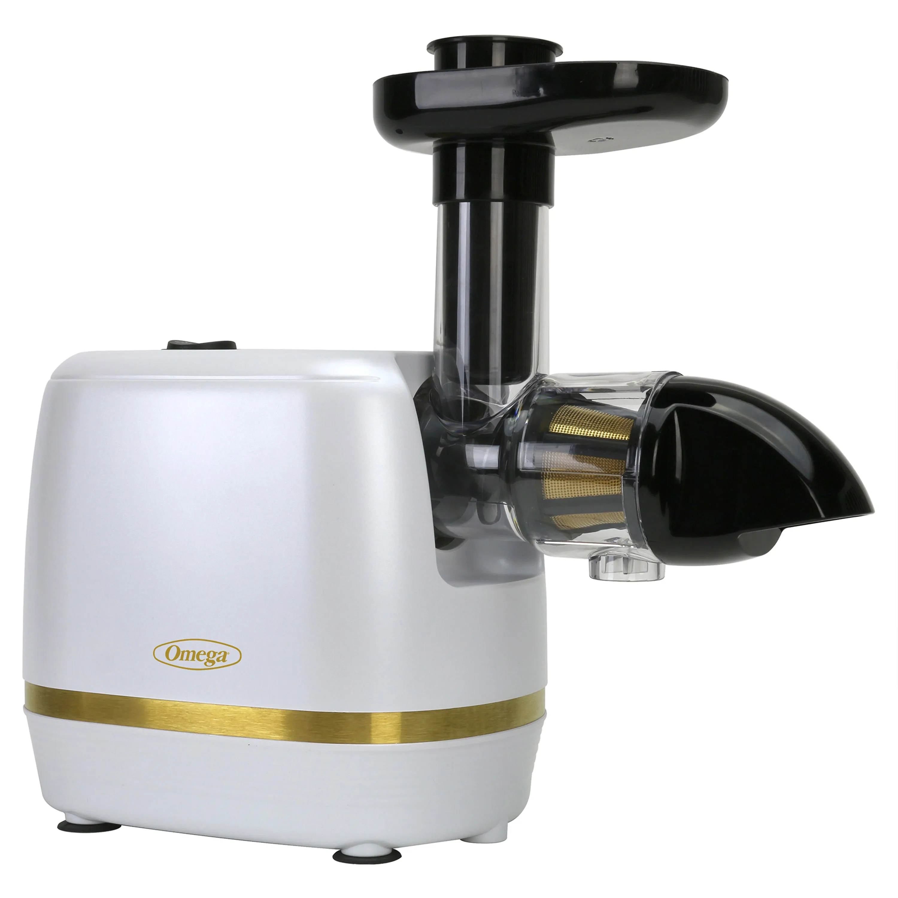 Omega Cold Press 365 Compact Masticating Horizontal Juicer, in White
