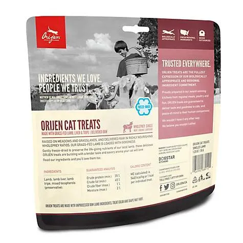 Orijen Freeze-Dried Grass Fed Lamb Cat Treats 1.25oz
