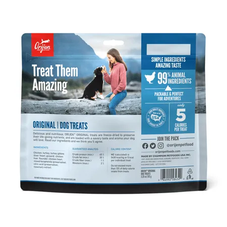 ORIJEN Freeze Dried Original Dog Treats