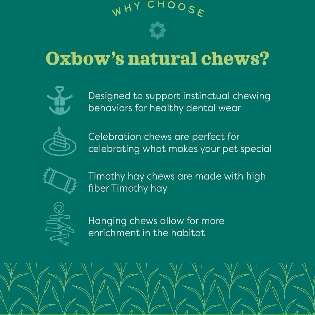 Oxbow Animal Health Enriched Life Timothy Waffle Small Animal Chew Toy