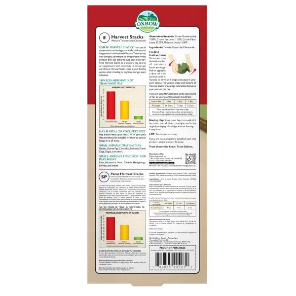 Oxbow Harvest Stacks Chamo 1kg^^^