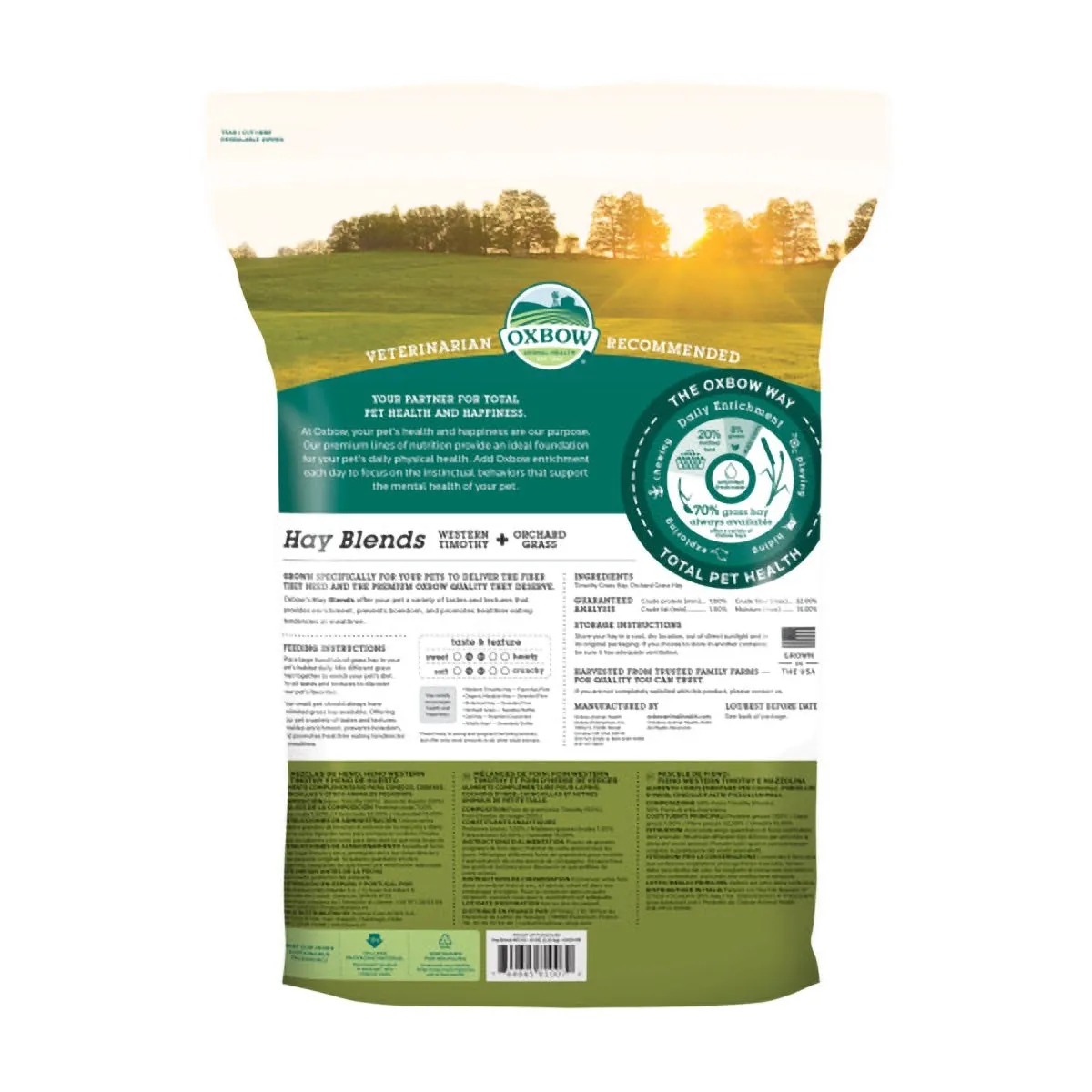Oxbow Hay Blends Timothy and Orchard Grass