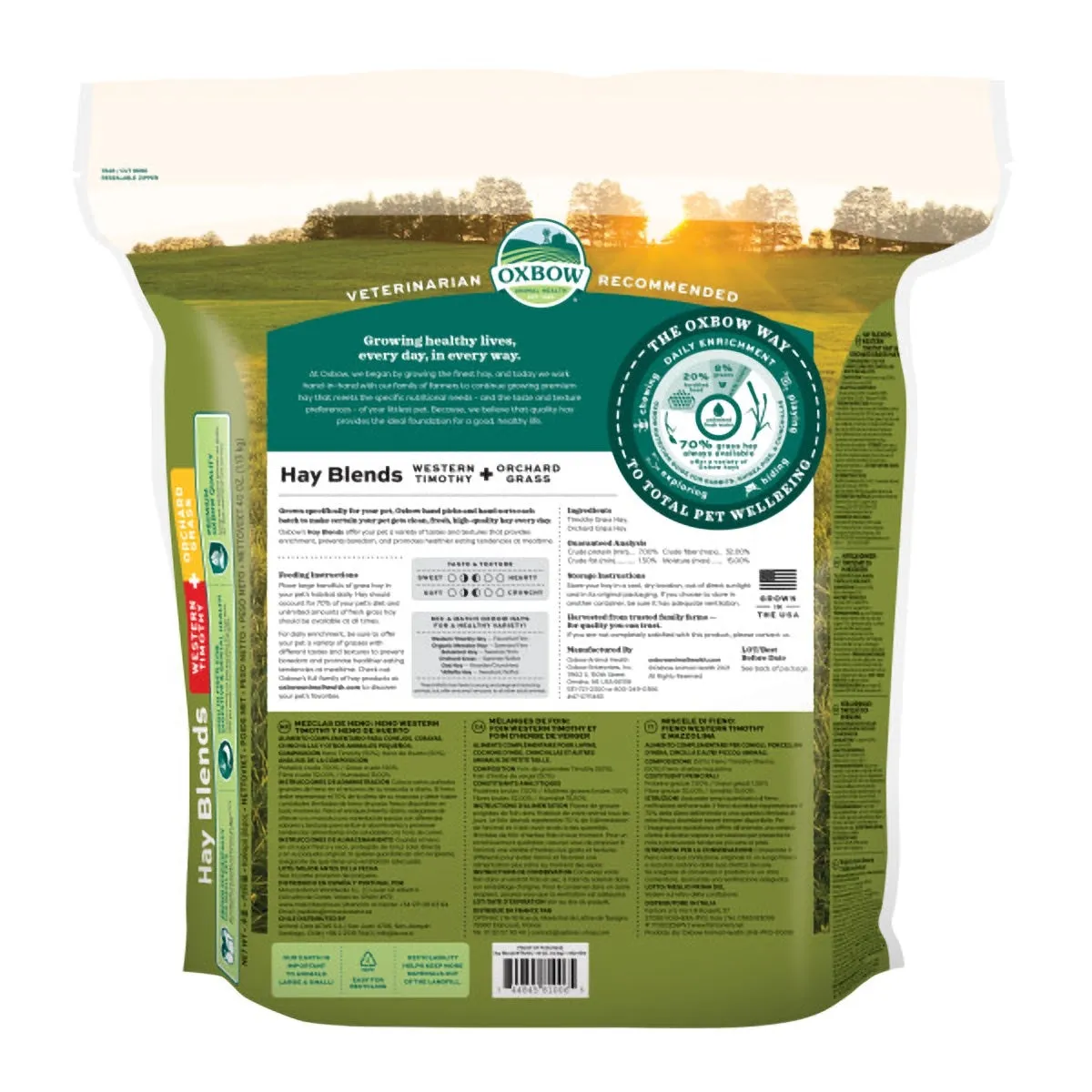 Oxbow Hay Blends Timothy and Orchard Grass