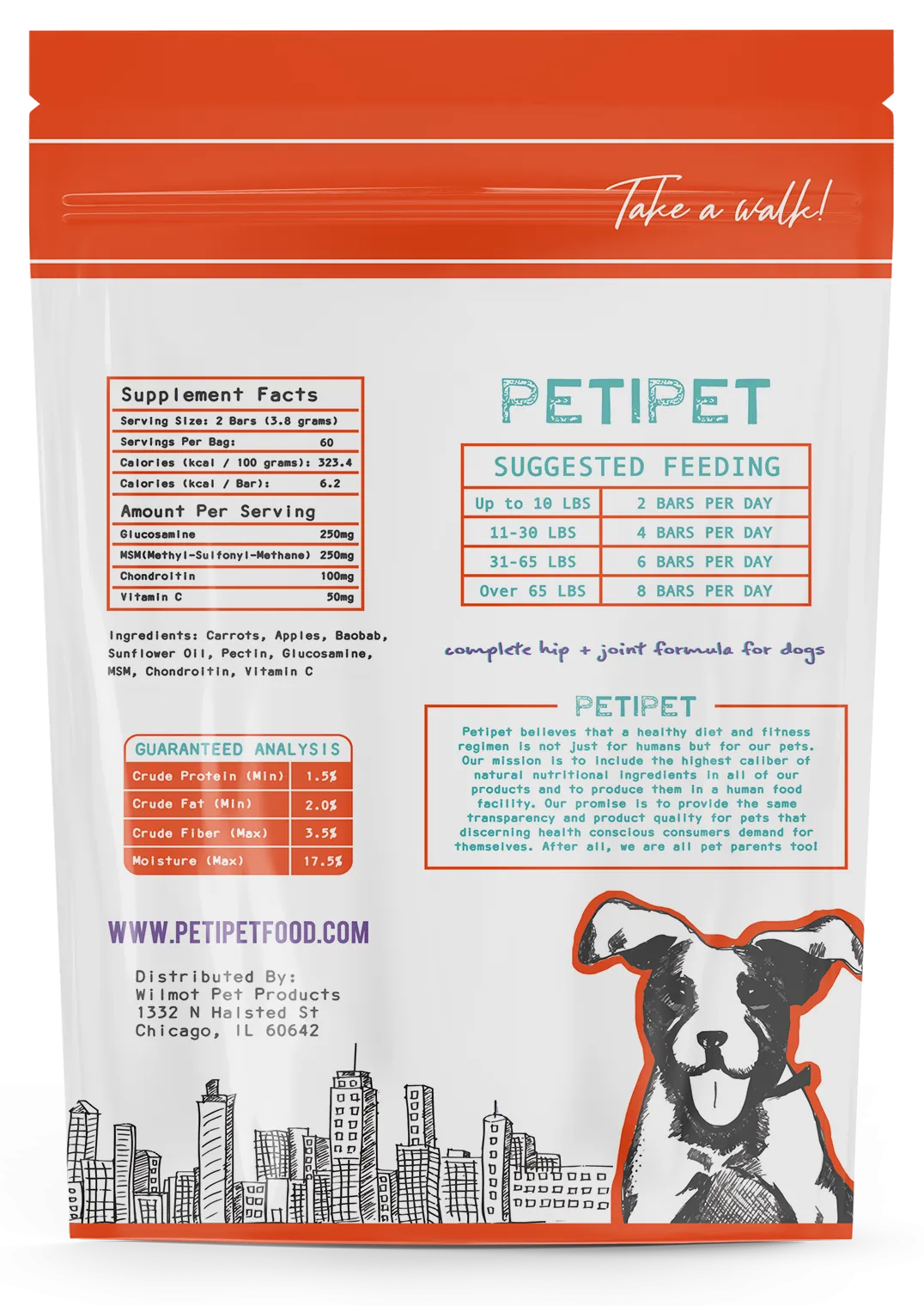 Petipet Mobility Bars - Hip & Joint Dog Treats