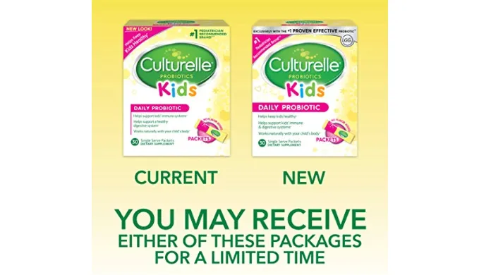 PRICE DROP: 3 Pack - Culturelle Kids Packets Daily Probiotic Supplement | #1 Pediatrician Recommended Brand - Ships Next Day