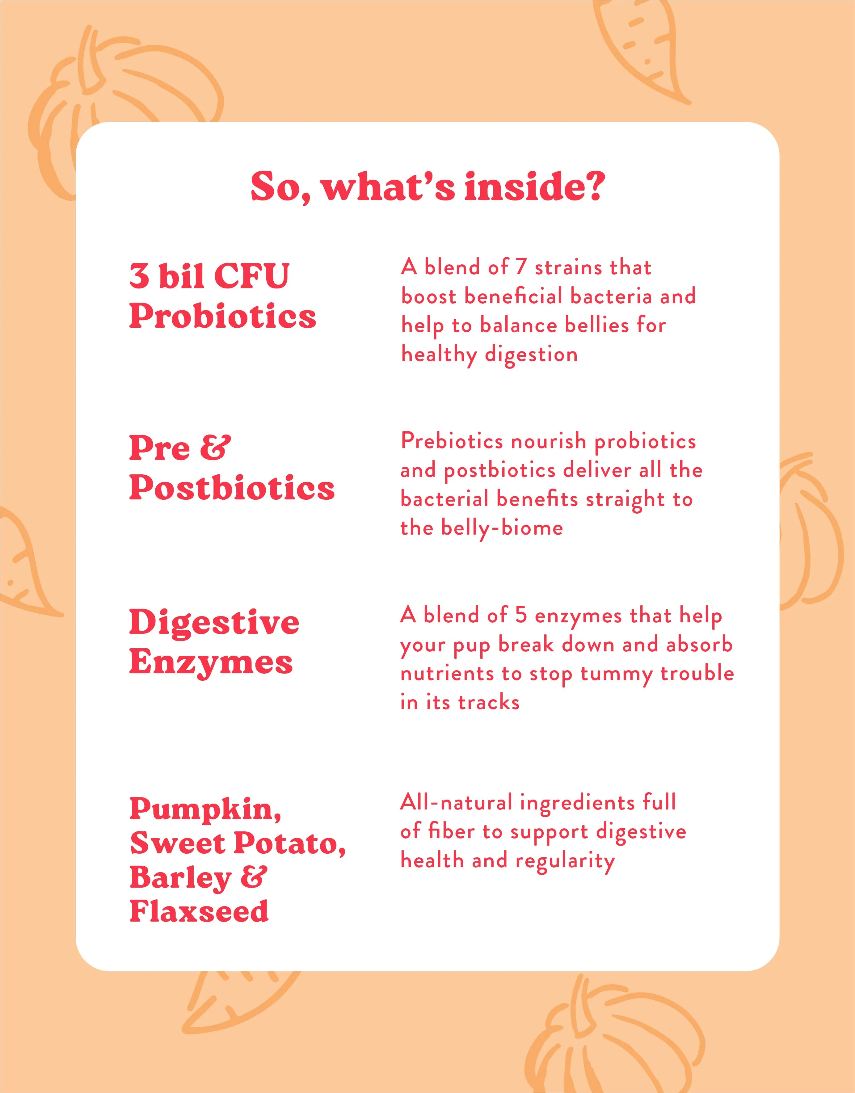 Probiotics Food Supplement for Dogs