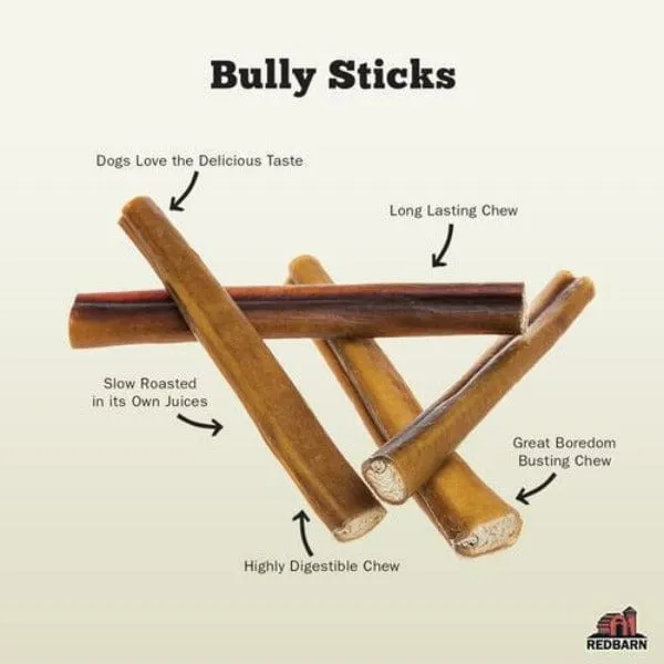 RedBarn Odor-Free Bully Stick 7"