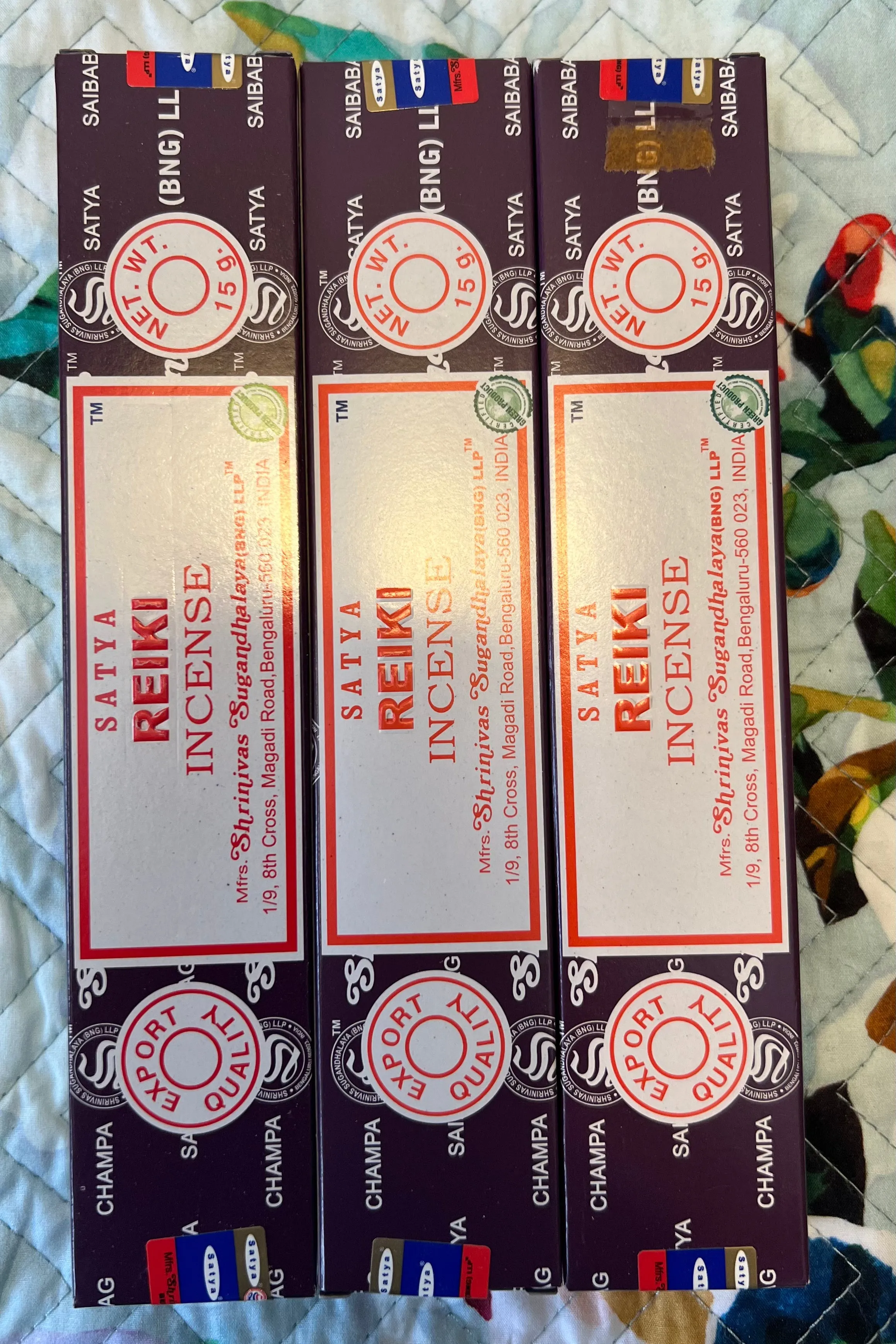 REIKI INCENSE x 3