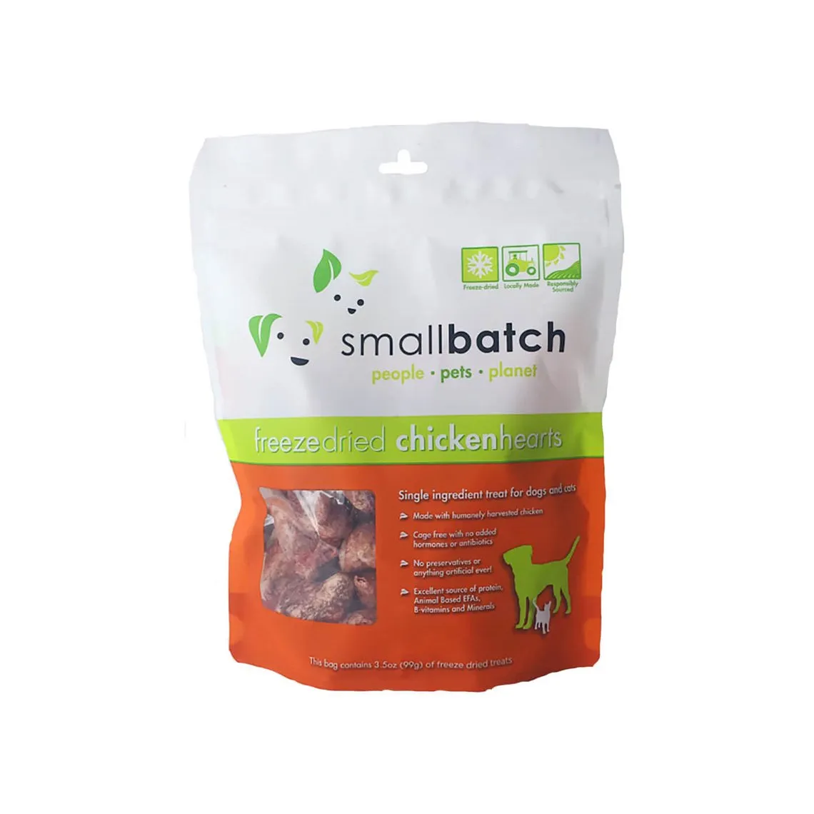 SmallBatch Freeze Dried Heart Treats