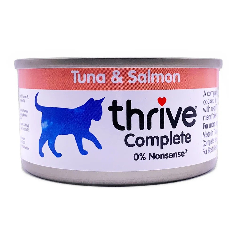 Thrive Tuna and Salmon Wet Cat Food 75g x 12