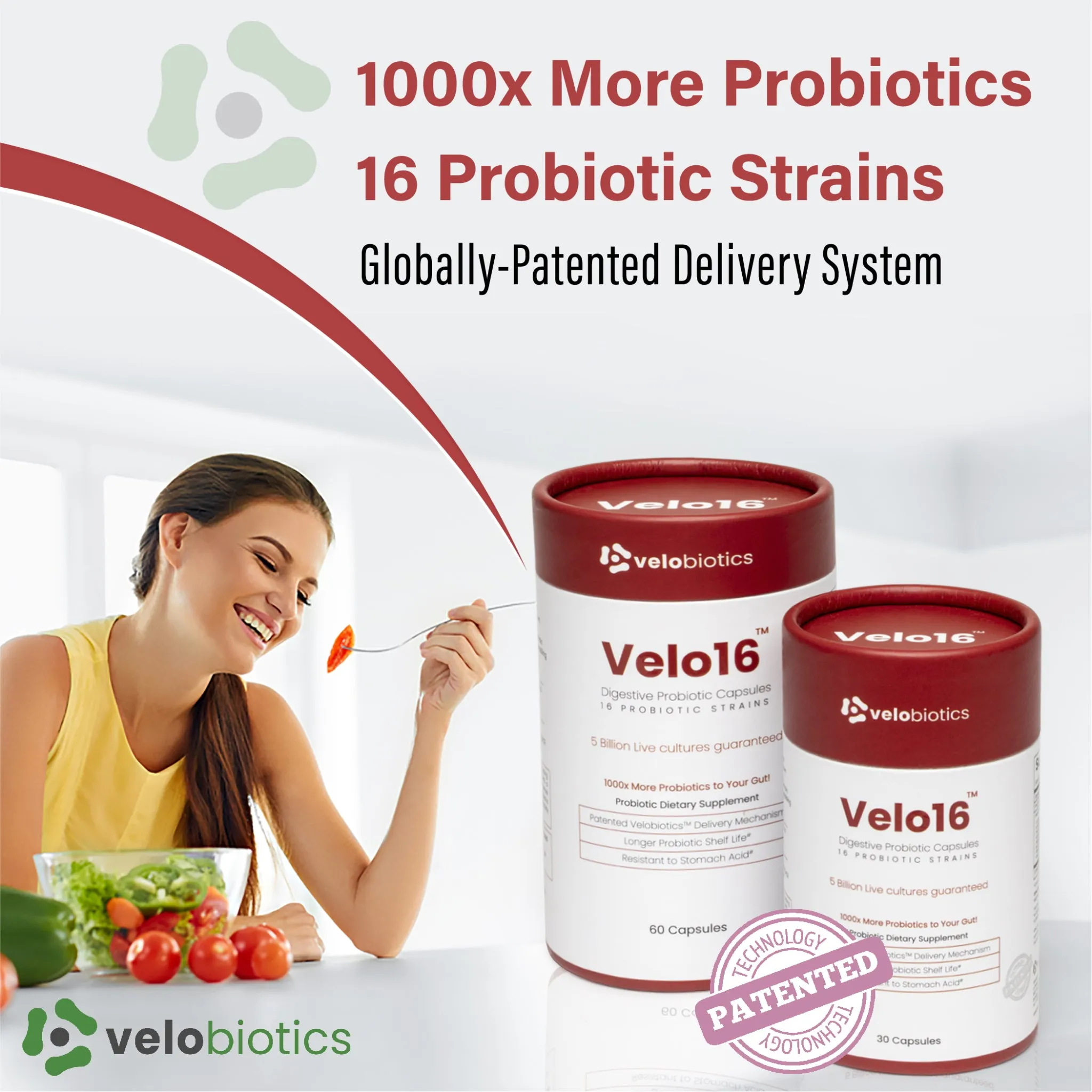 Velo16 Probiotic Digestive Capsules