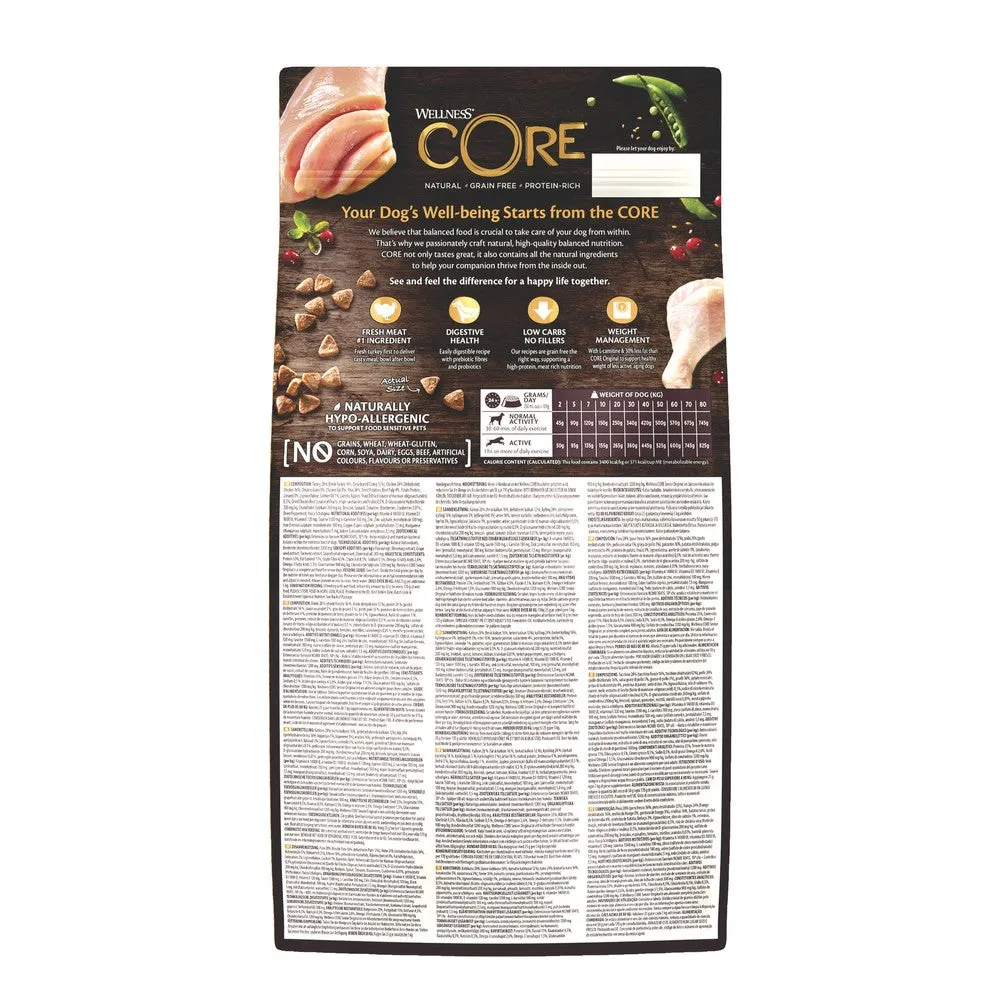 Wellness CORE Senior Chicken and Turkey Grain Free Dry Dog Food 1.8kg