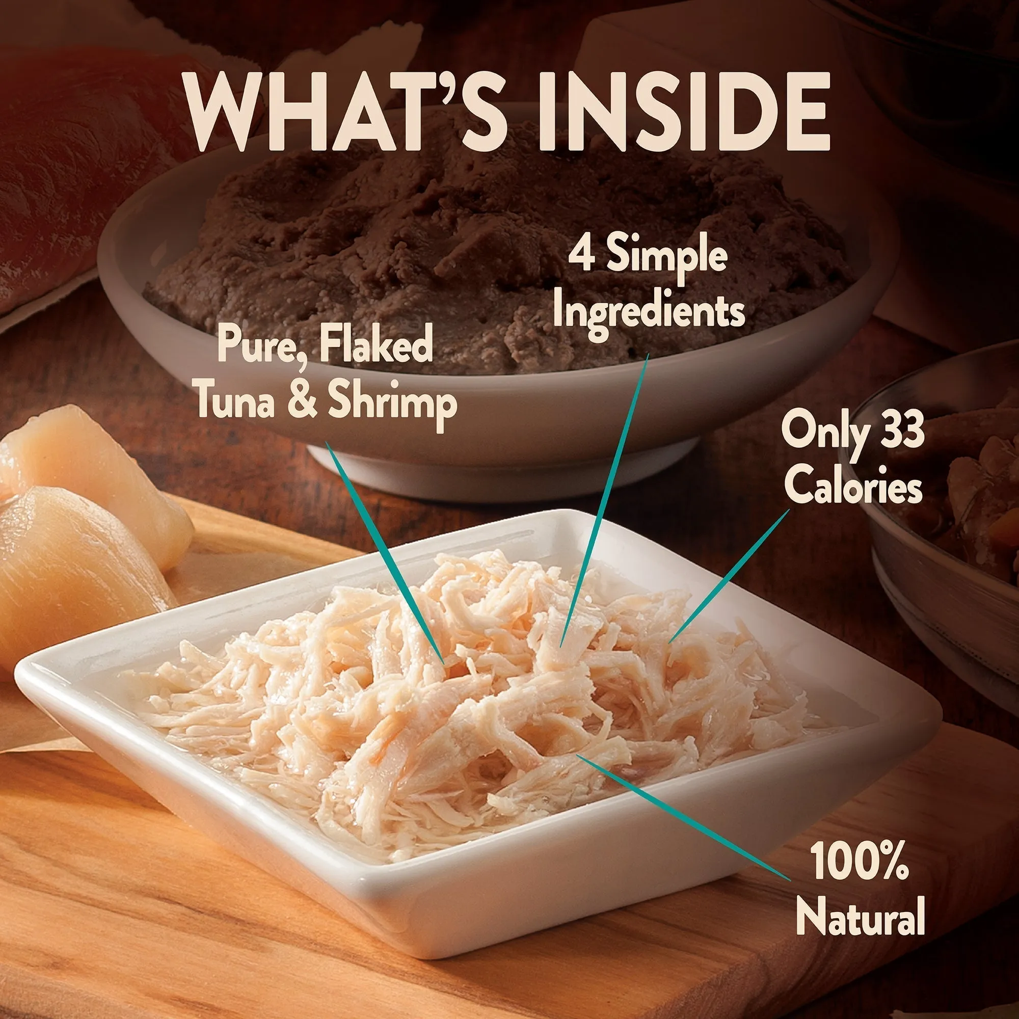 Wellness CORE Simply Shreds Flaked Tuna and Shrimp Recipe Wet Cat Food 50g x 12