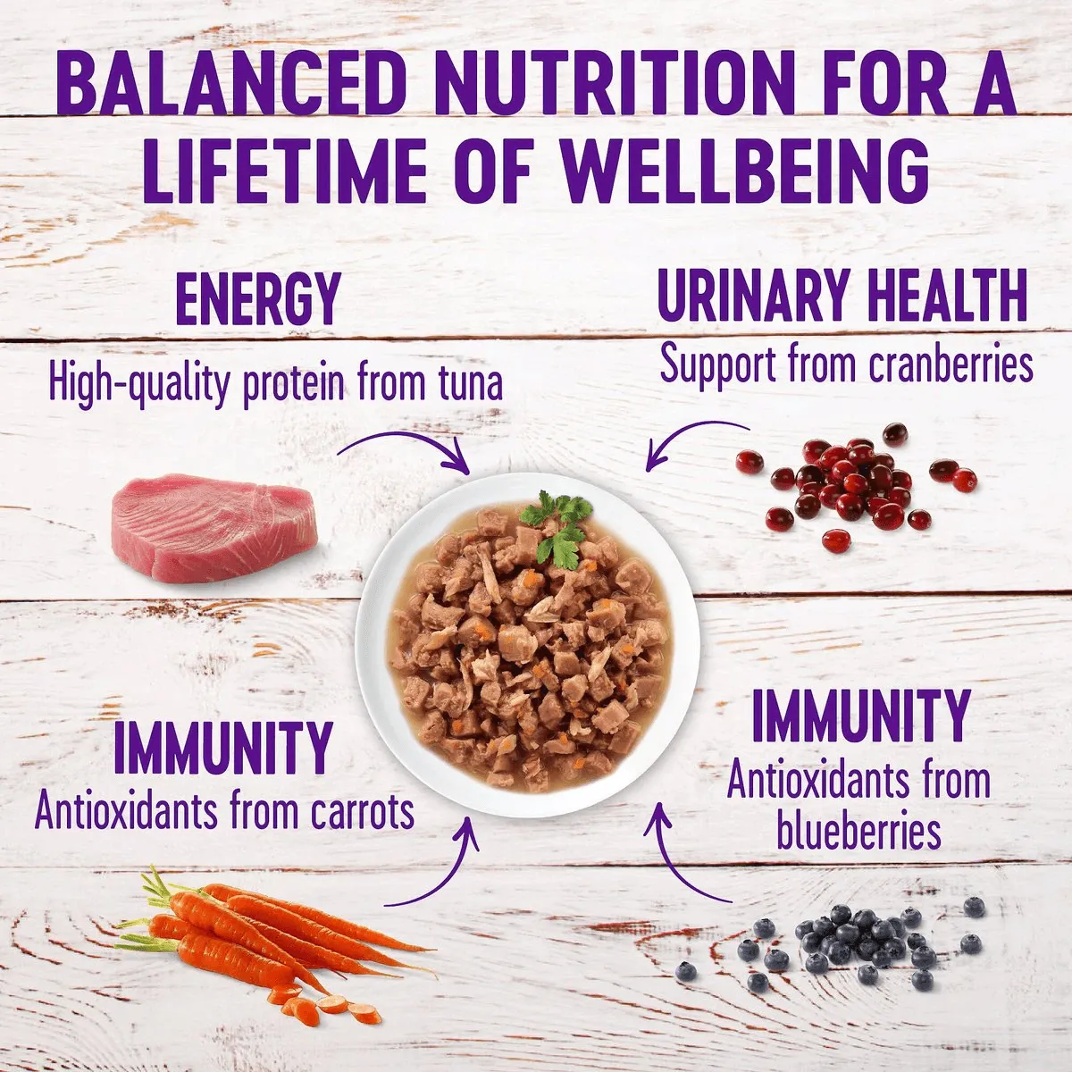 Wellness Healthy Indulgence Morsels Tuna Wet Cat Food