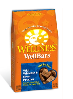 Wellness WellBars Whitefish & Sweet Potato Dog Treat 20oz
