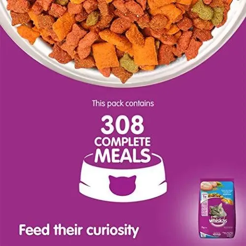 Whiskas Adult Dry Cat Food, Ocean Fish flavour – 7 kg Pack