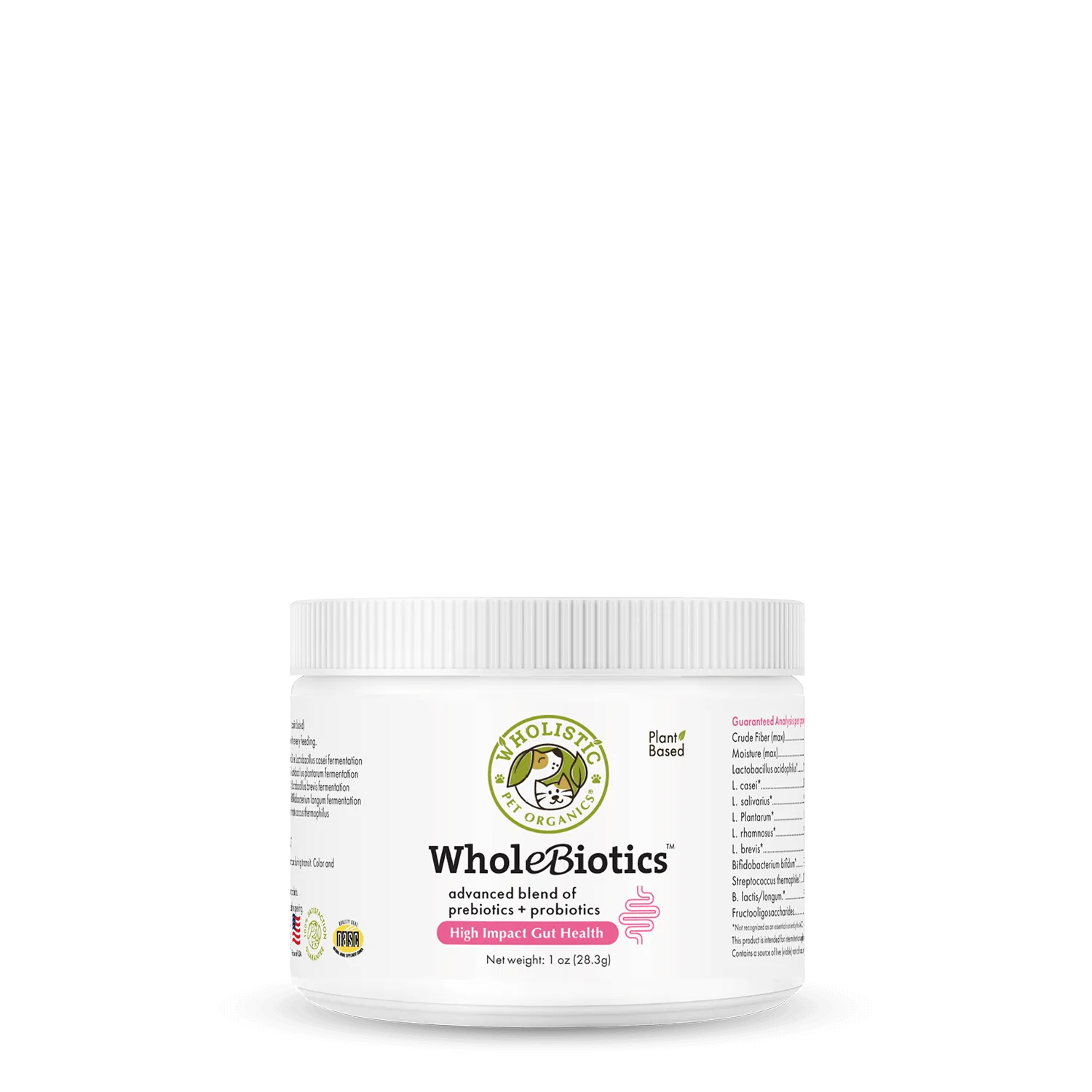 wholebiotics prebiotics   probiotics (1 oz)